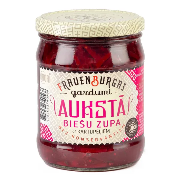 Aukstā biešu zupa ar kartupeļiem 500g