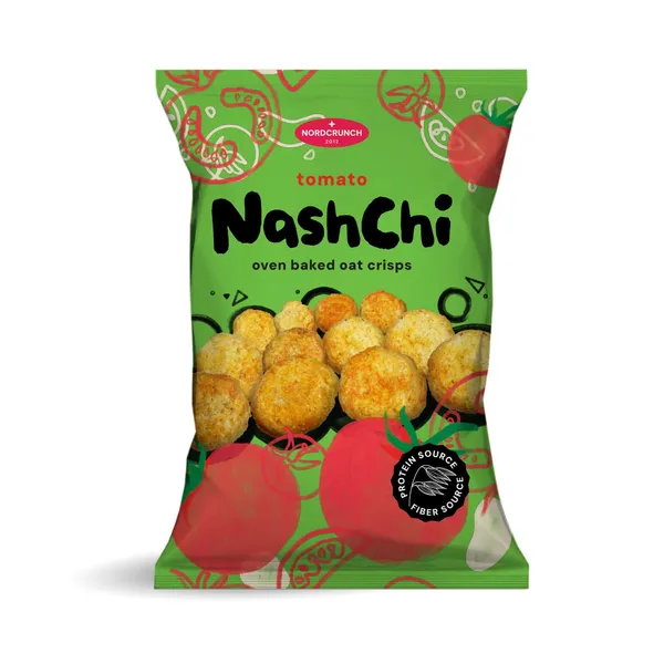 Auzu čipsi NashChi ar tomātu garšu 60g