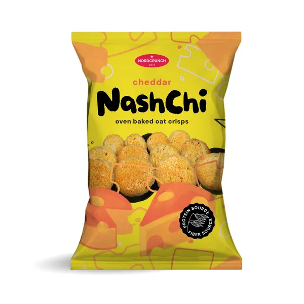 Auzu čipsi NashChi ar čedara siera garšu 60g