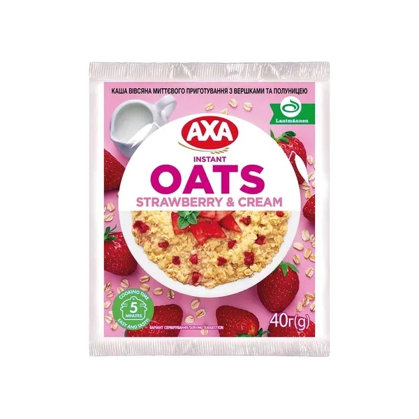 Auzu putra Axa zemeņu, saldā krējuma 40g