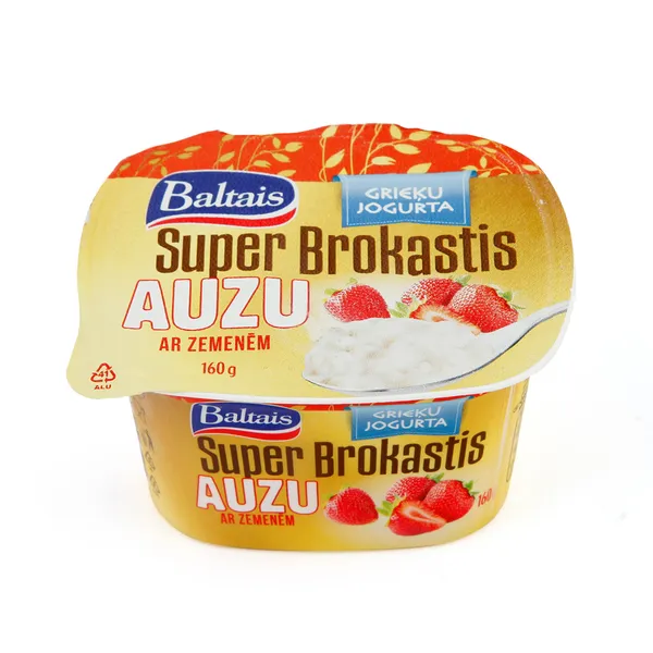 Auzu superbrokastis Baltais ar zem.160g