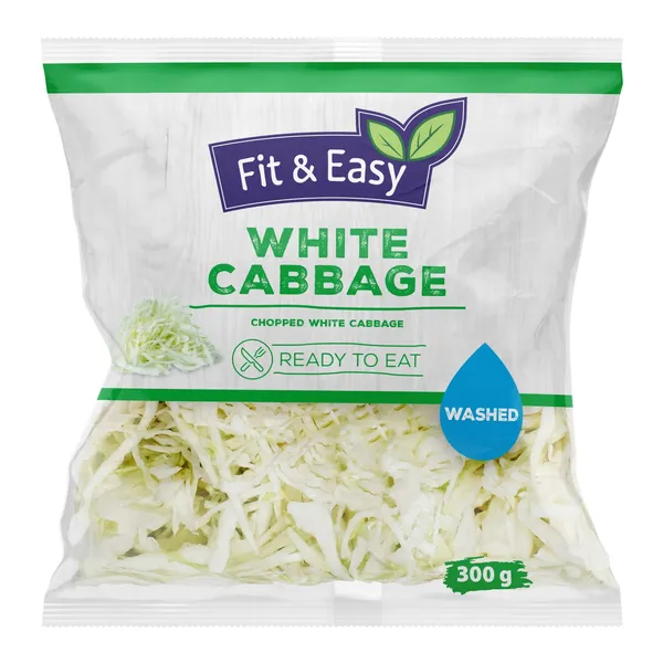 Baltais kāposts Fit&Easy sagriezts 300g
