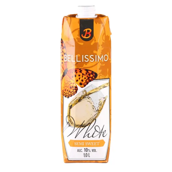 Baltvīns Bellissimo pussaldais 10,5% 1l