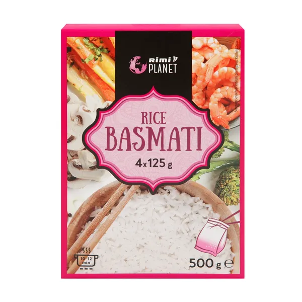 Basmati rīsi Rimi Planet 4x125g