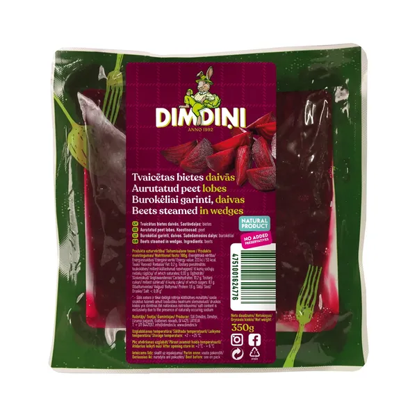 Bietes Dimdiņi vārītas šķēlēs 350g