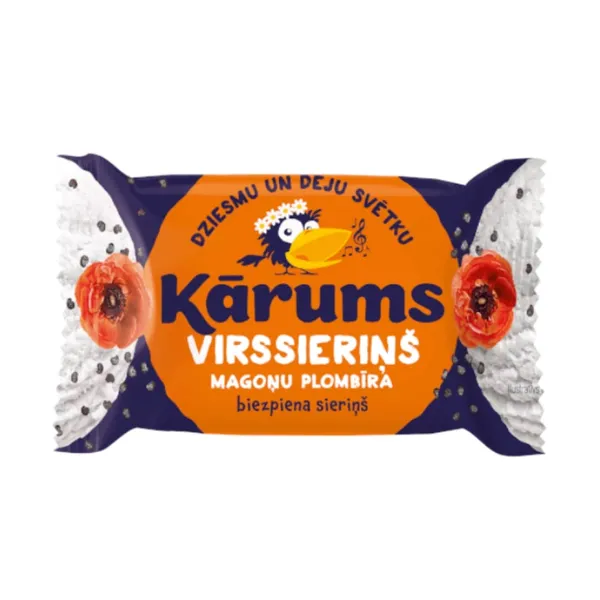 Biezpiena sieriņš Kārums ar magonēm 45g