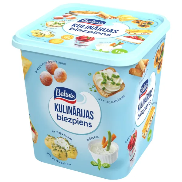 Biezpiens Baltais kulinārijas 1kg