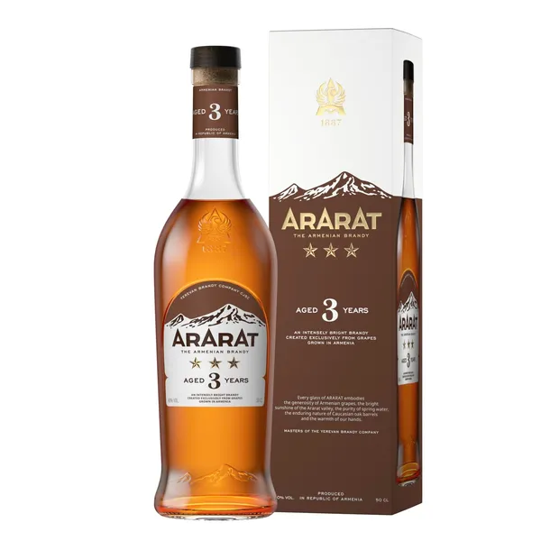 Brendijs Ararat 3* 40% 0,5l