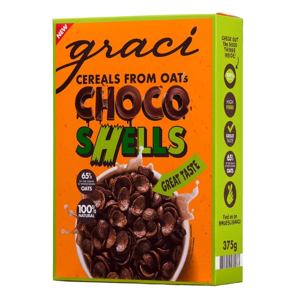 Brokastu pārslas Graci pārslas ar kakao 375g