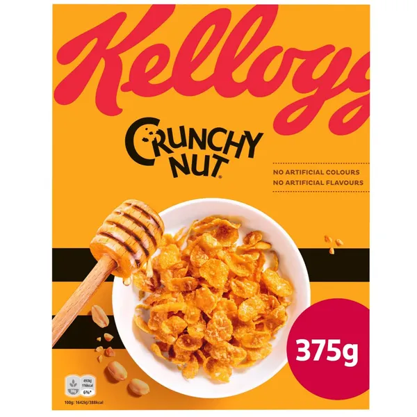 Brokastu pārslas Kellogg's Crunchy Nut 375g