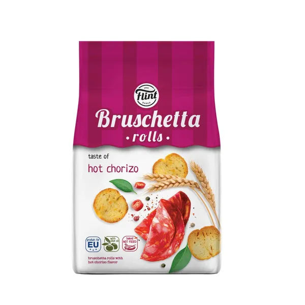 Brusketa Flint asās čorizo desas garša 65g