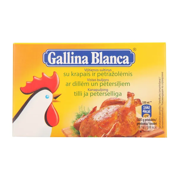 Buljons Gallina Blanca vistas, zaļumu 8x10g
