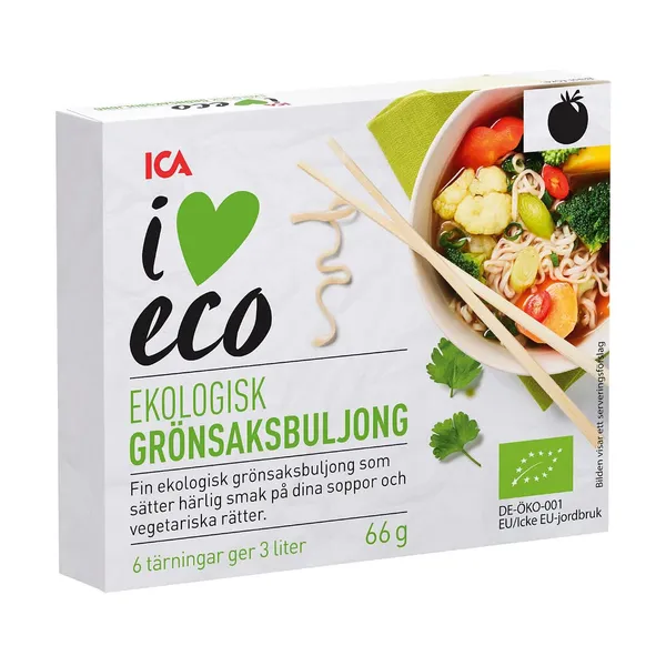 Buljons I Love Eco dārzeņu 66g