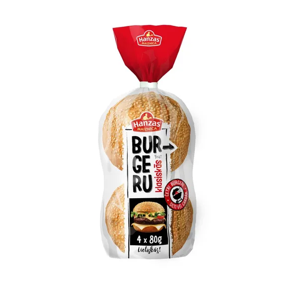 Burgeru maizītes Klasiskās 4x80g