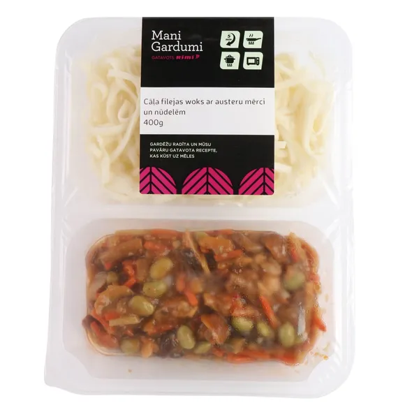 Cāļa fil.woks ar austermērci un nūd.400g