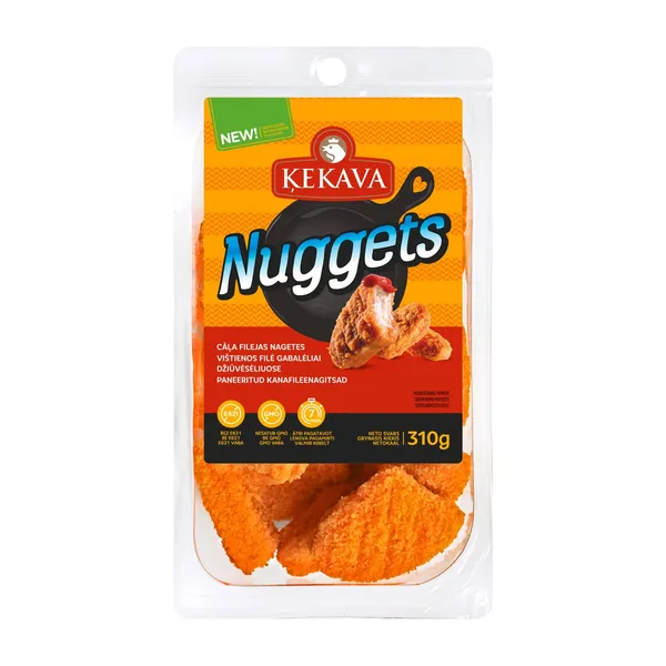 Cāļa gaļas nagetes Ķekava 310g
