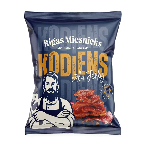Cāļa gaļas uzkoda Rīgas Miesnieks Kodiens 80g