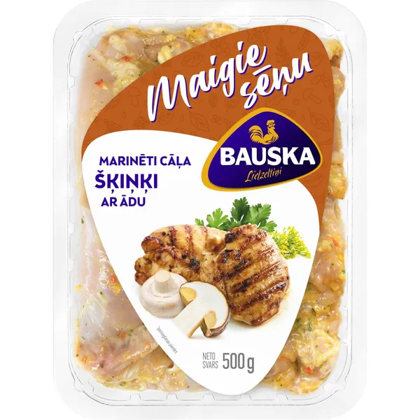 Cāļa šķiņķi Bauska sēņu marinādē, atk. 500g