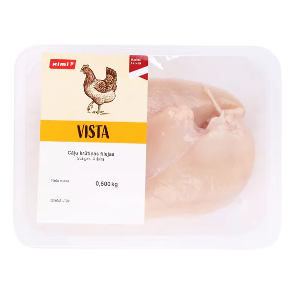 Cāļu krūtiņas filejas Rimi 500g