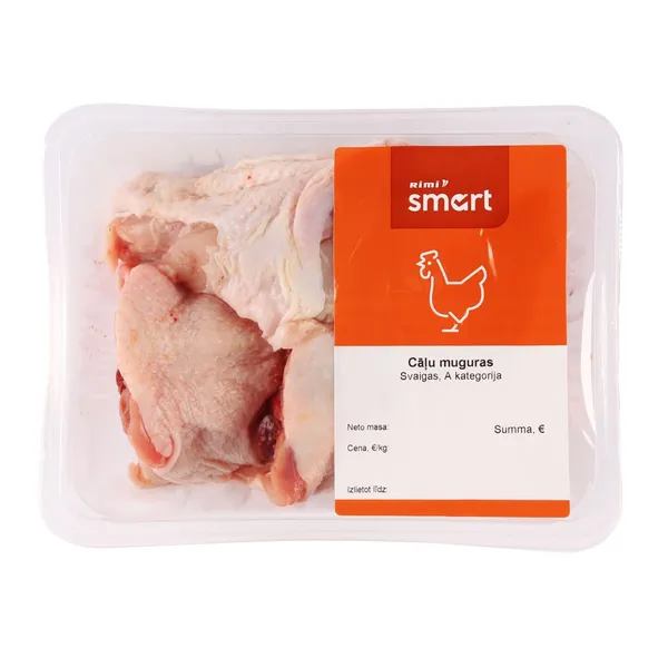 Cāļu muguras svaigas Rimi Smart fas. kg