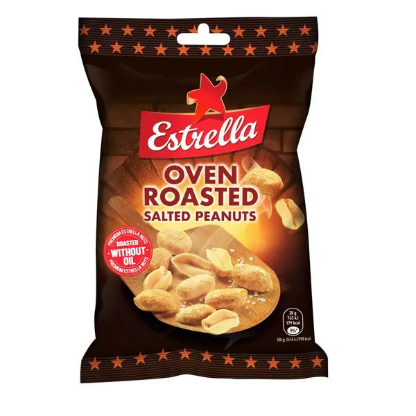 Cep. cepti zemesrieksti Estrella ar sāli 165g