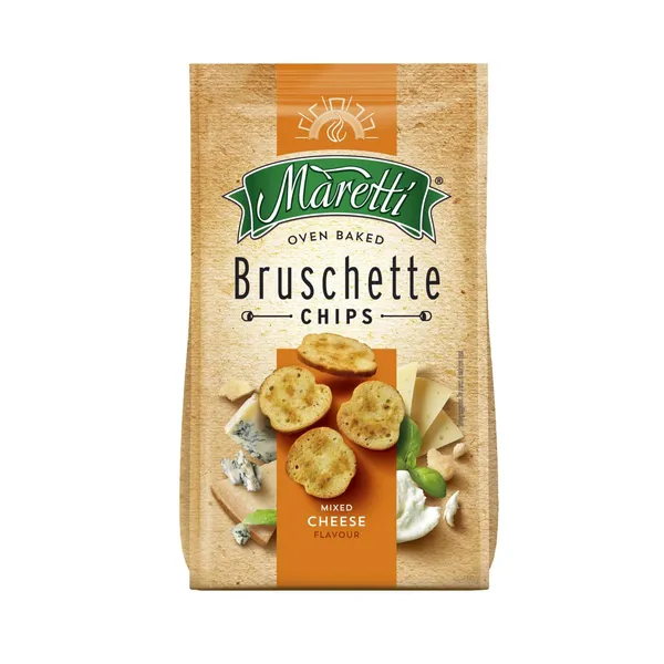 Ceptas sausmaizītes Maretti siera garša 140g