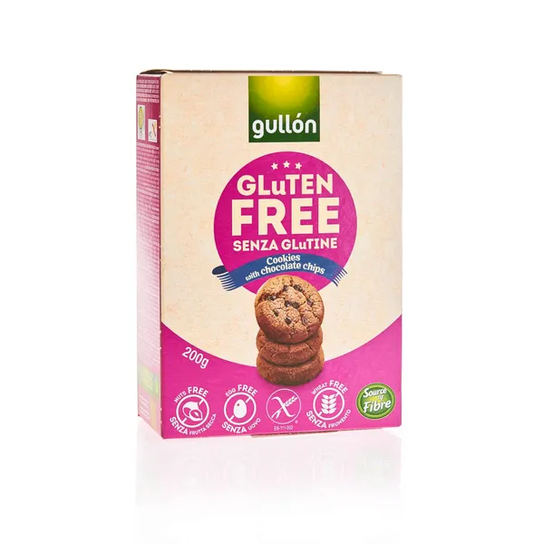 Cepumi Gullon Choco Chips bezglutēna 200g