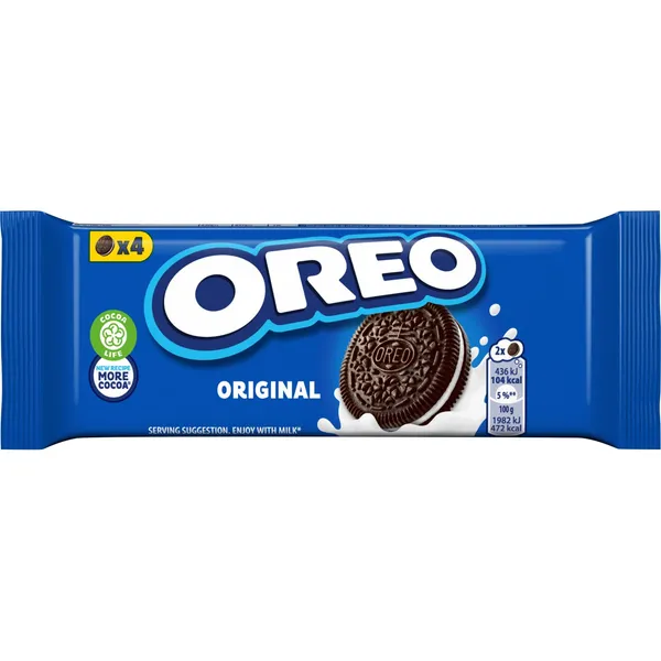 Cepumi Oreo kakao ar vaniļas garšas pild. 44g
