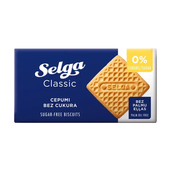 Cepumi Selga Klasika bez cukura ar sald. 180g