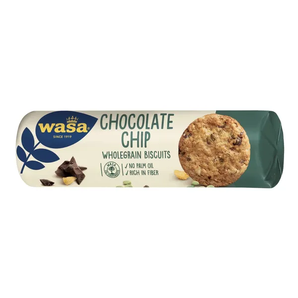 Cepumi Wasa ar šokolādes gabaliņiem 270g