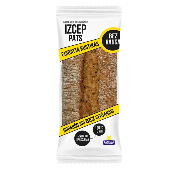 Ciabata Rustika Izcep pats bez rauga 300g