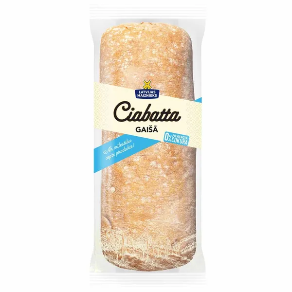Ciabatta Latvijas Maiznieks gaišā 250g