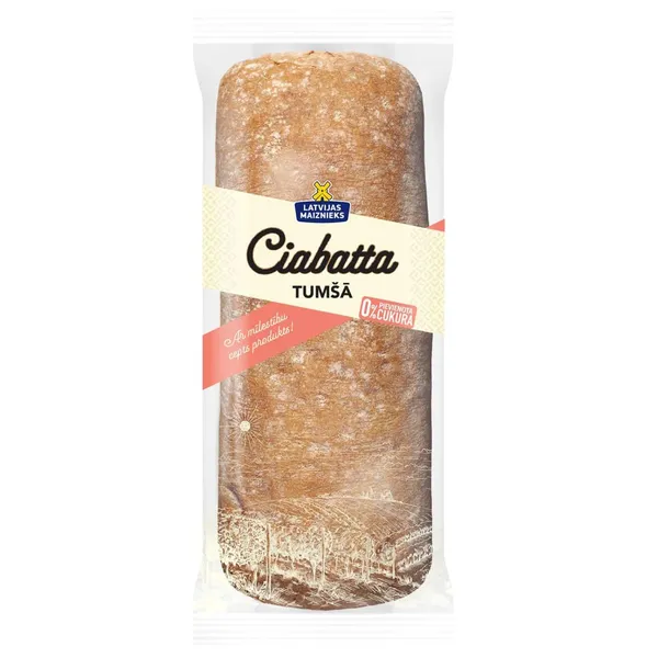 Ciabatta Latvijas Maiznieks tumšā 250g
