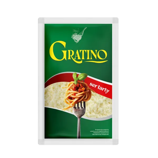Cietais siers Gratino rīvēts, dehidrēts 40g