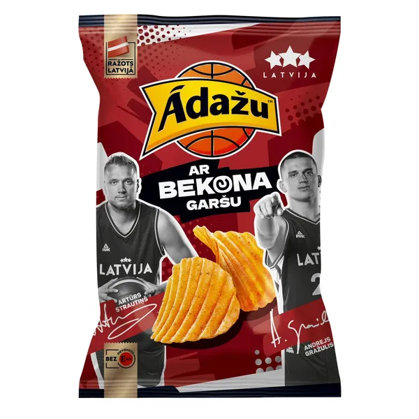 Čipsi Ādažu ar bekona garšu 130g