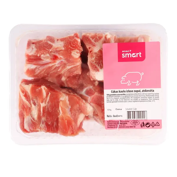 Cūkas kaulu izlase zupai Rimi Smart, fas. kg