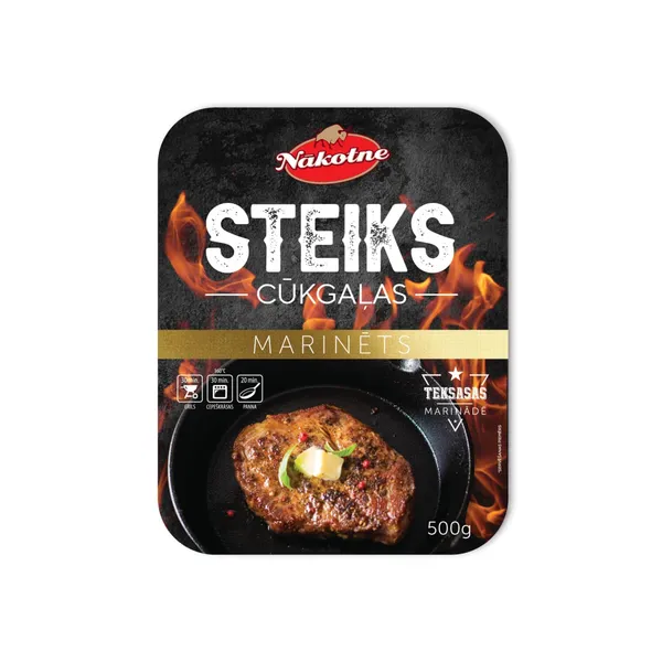Cūkgaļas steiks Nākotne marinēts 500g