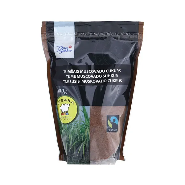 Cukurs Dansukker Muscovado tumšais 400g