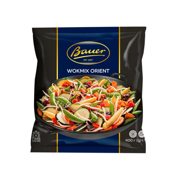 Dārzeņu mais. Bauer Wokmix Orient, sald. 400g