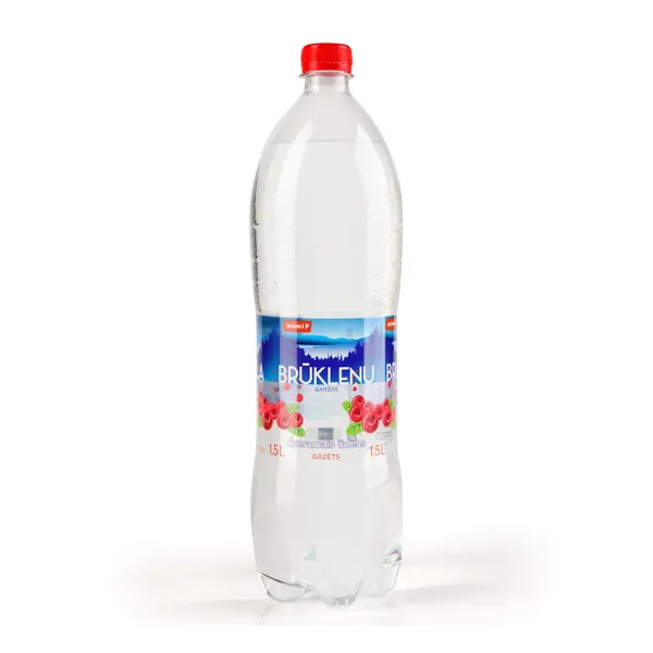 Dz. ūdens Rimi ar brūkleņu garšu gāzēts 1,5l