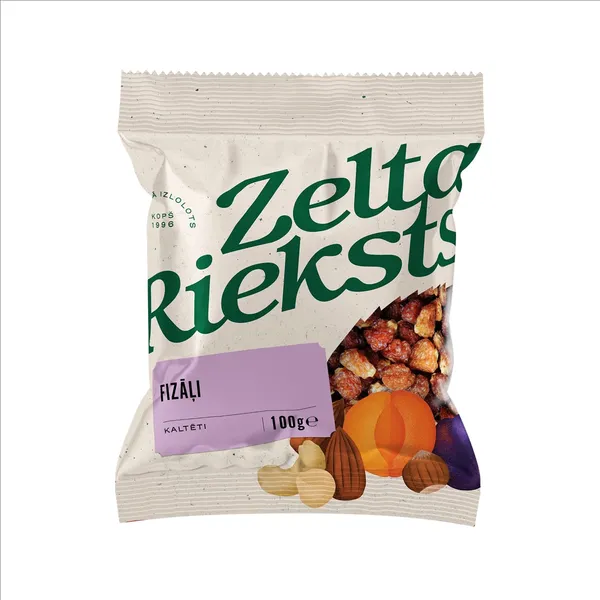 Fizāļi Zelta Rieksts kaltēti 100g