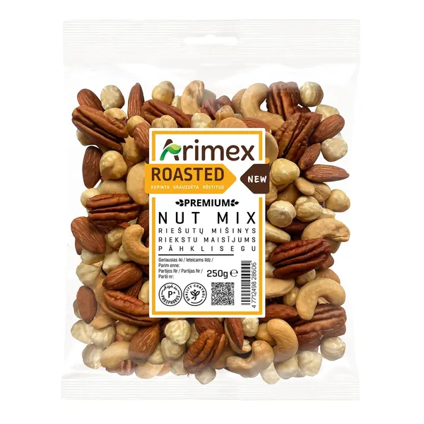 Grauzd. riekstu maisījums Arimex Premium 250g