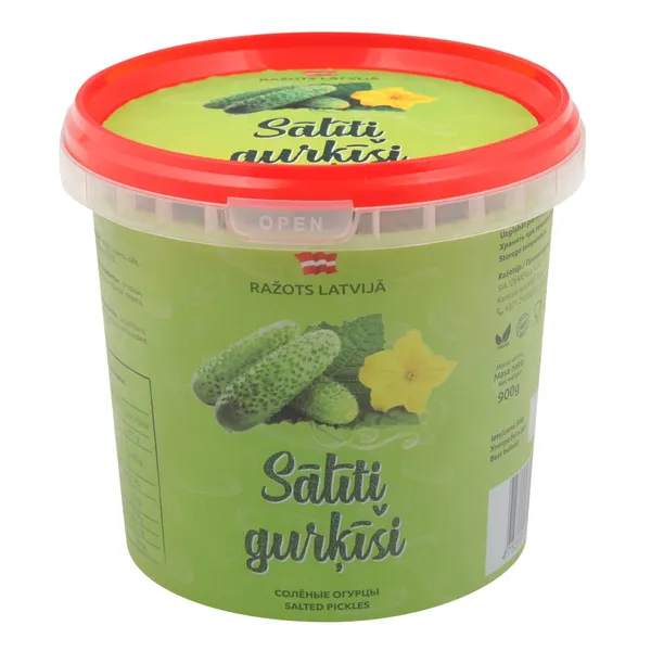 Gurķi sālīti 900g