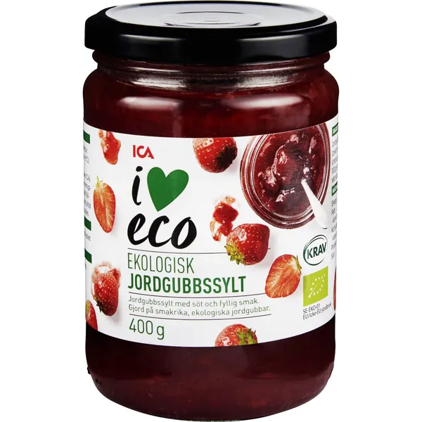 Ievārījums I Love Eco zemeņu 400g