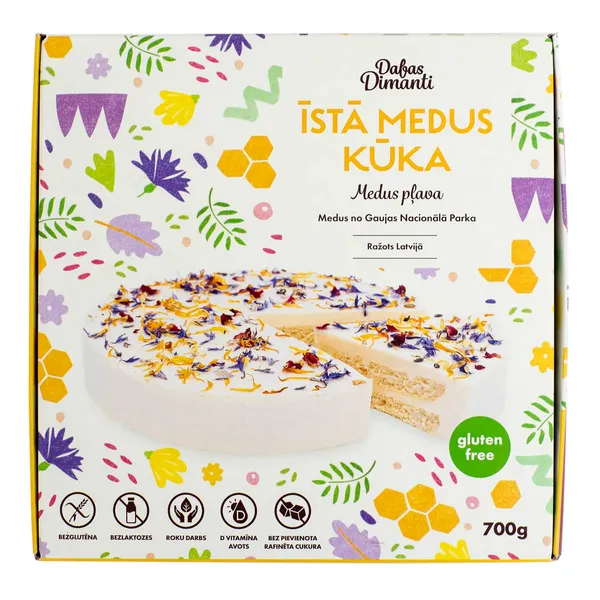 Īstā medus kūka Medus pļava 700g
