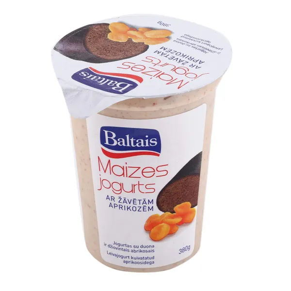 Jogurts maizes ar žāvētām aprikozēm 380g