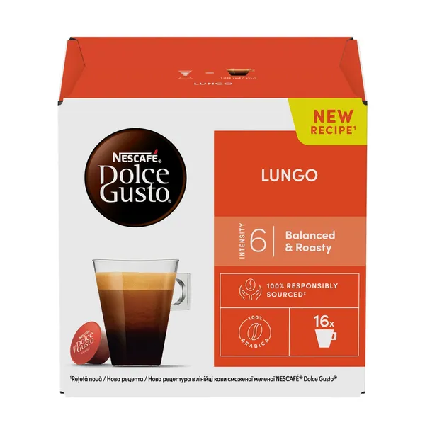 Kaf. kaps. Nescafe Dolce Gusto Lungo 16x5,6g