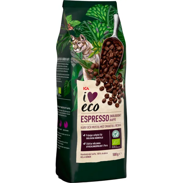 Kafijas pupiņas I Love Eco Espresso 500g