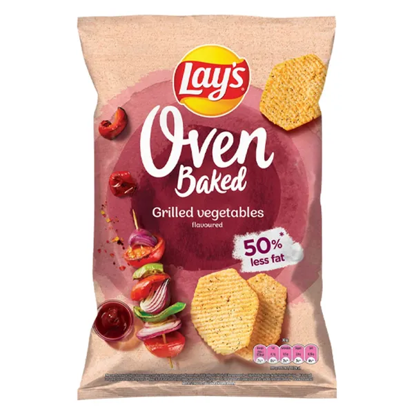 Kart. čipsi Lay's ar gril. dārzeņu g. 110g
