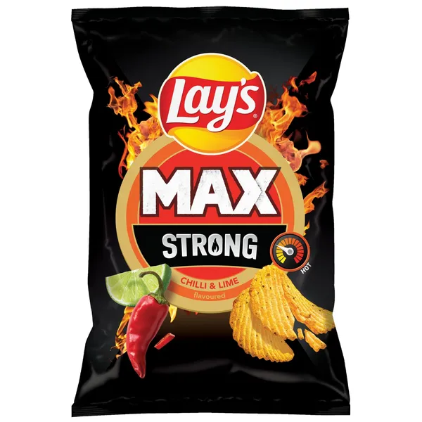 Kartupeļu čipsi Lay's ar čili, laima g. 190g